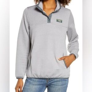 L.L.Bean | Women's Airlight Knit Pullover | Quarry Gray Heather | S Petite